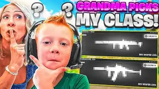 Warzone, but MY GRANDMA builds my LOADOUT 😂