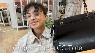 Обзор винтажной сумки-тоут Chanel Triple CC