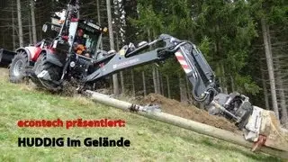 Mastenwechsel im Gelände - Pole change in difficult terrain!