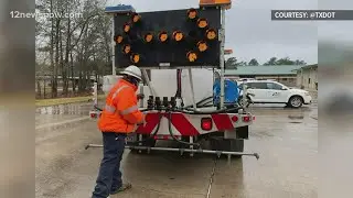 WINTER STORM: TxDOT Beaumont prepares to treat roadways ahead of potential icestorm