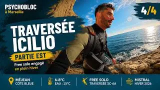 Traversée Icilio – Partie Est (4/4) 🌊 Free solo engagé en plein hiver