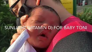 First Sun Bathe of Baby Toni | Marcella Celestine | Pinay Mommy Stories in Sg (Vlog #22)