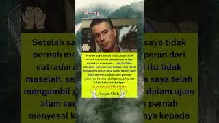 ✅ Aktor Dunia Terkenal Jean-Claude Van Damme Memeluk Islam! #edukasi #masukberanda #quotes #remimder