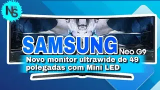 SAMSUNG ODYSSEY NEO G9 | MONITOR GAMER MAIS AVAN&Ccedil;ADO DE 49 POLEGADAS COM ILUMINA&Ccedil;&Atilde;O MINI LED.