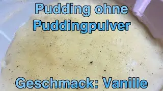 PUDDING OHNE PUDDINGPULVER - so macht man selbst Vanillepudding ohne Fertigmischung!
