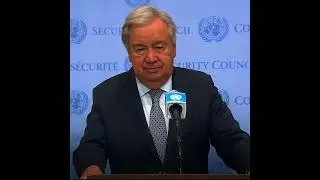 UN Secretary-General Antonio Guterres on tensions between India and Pakistan