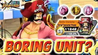 STILL AN EZ UNIT | ROGER 6★ LVL 100 GAMEPLAY | RANK SS | ONE PIECE BOUNTY RUSH! OPBR