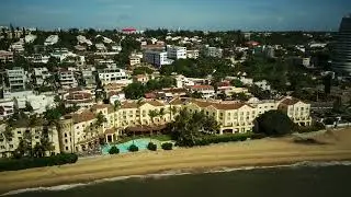 Maputo, Baia Mall, South Beach, Radisson Blu, Gloria Hotel, Clube Naval e UEM