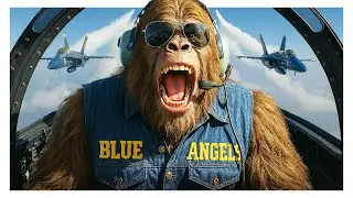 Bigfoot Joins the Blue Angels! | Pensacola Jet Ride Vlog