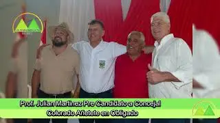 Prof. Julian Martinez Pre Candidato a Concejal  Colorado A&ntilde;etete en Obligado- Colonias Radio y Tv