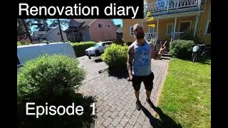 1. Renovation diary - Building a wood storage