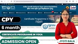 IGNOU Certificate Course CPY 6 Months Yoga Course In IGNOU Gursehaj Coaching Classes