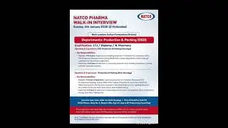 #Natcojobs #formulation#pharma