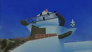 Snowman's Land - Mario 64 DS Cinema / First person free cam⭐ OST MUSIC ⭐