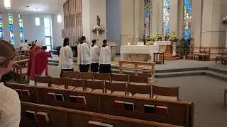 Dominican Rite Mass Procession to the Altar