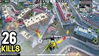 BEST LANDING IN ANDAMAN CELLULAR JAIL!!! | 26 KILLS | SOLO SQUAD | SCARFALL 2.0