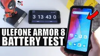 Ulefone Armor 8 - Battery Drain Test and Charging Time