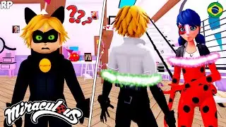 LADY BUG E CAT NOIR REVELAÇÃO DA IDENTIDADE NO MIRACULOUS RP - MIRACULOUS ROBLOX! Português BRASIL