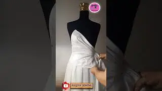 Как сделать муляж платья на манекене | Учебное пособие по драпировке для начинающих