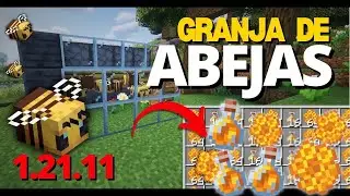 🐝 C&oacute;mo Hacer una GRANJA de ABEJAS en Minecraft 1.21.11 | Tutorial F&aacute;cil y Eficiente