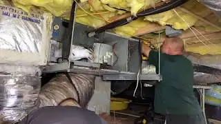 Time lapse of a Rheem Air Handler Installation