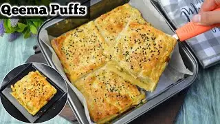 Keema Puff Pastry Recipe,Chicken Keema Puff Recipe,Puff Pastry Recipes Ideas,By Food Mania