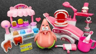 62 Minutes Ultimate Unboxing Patrick Pink Dental Playset & Brushing Teeth Toys Review ASMR