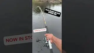 NEWLY RELEASED! Get your Catfish Pro Black Dragon Fire Spinning Rod today at catfishpro.com!#fishing