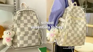 aesthetic school essentials to buy | #school supplies | essentials | amazon | #aesthetic