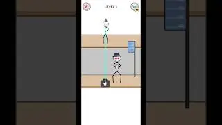 Thief Puzzle(WEEGOON)- Funny Stickman Brain Puzzle Game - Level 1