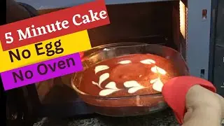 World's Easiest  Cake in 5 Minute l How to make perfect cake in Microwave