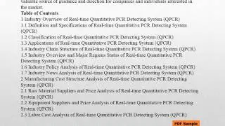 Europe Real-time Quantitative PCR Detecting System (QPCR) Market Report 2016
