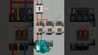 Star Delta Starter Connection #shorts #youtubeshorts #motor