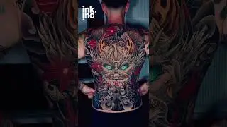 Insane Full-Back Dragon Tattoo &ndash; A True Masterpiece #shorts