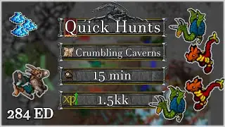 Crumbling Caverns Edron by 284 ED | 1.5kk exp RAW | 600k/h profit