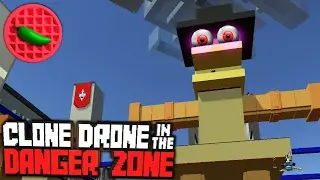 TITANIUM HAMMER ACTION -- Let's Play Clone Drone in the Danger Zone (Update 0.5.2)(Endless Mode)