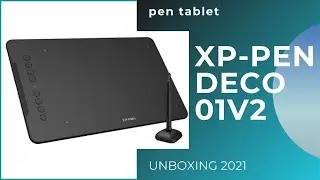 Best DRAWING TABLET For Beginners | XP Pen DECO 01 V2 Unboxing 2021