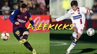 Leonel Messi VS Juninho pernambucano &bull; The Art of Freekicks