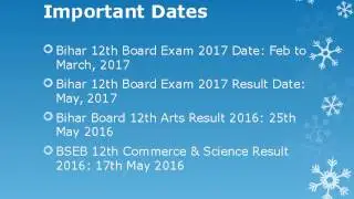 Bihar Board 12th Result 2017, BSEB Intermediate Class Result 2017 @ biharboard.ac.in