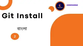 How to install git and configure git and github  in bangla. github bangla course CoderHobo #2