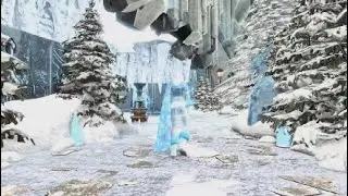 DCUO Solanna's Winter Base Tour 2024 - Enter Icetonia (Sunstone Fortress Base Theme Showcase)