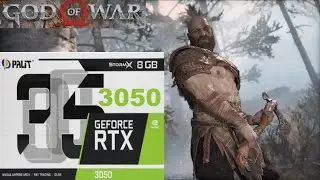 Тест видеокарты RTX 3050 Palit dual OC в играх Red Dead Redemption 2, GTA 5, God Of War 4, New World