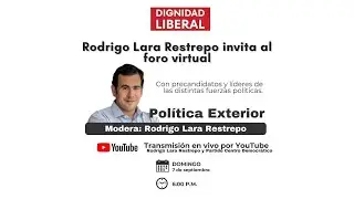 Foro virtual sobre Pol&iacute;tica Exterior - Modera Rodrigo Lara