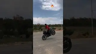 Stoppie practice 🔥❤..  #stoppie #rider #stunt #stuntrider #shorts