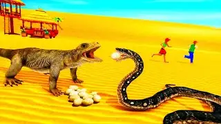 Komodo Dragon Simulator 3D 2022 Android Mobile Gameplay
