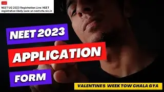 Neet 2023 Application Form Date Released !! | Soham Tuber
