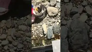 Sandman with a gold pan