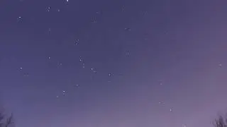 Night Sky Timelapse - January 23, 2026 - Partly cloudy
