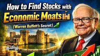 How to Find Stocks with Economic Moats 🏰 (Warren Buffett's Secret) 📈 in Tamil