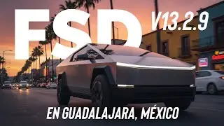 Una hora de FSD en la Cybertruck (resumida en 3 minutos) con la V13.2.9 en espera de la V14.1